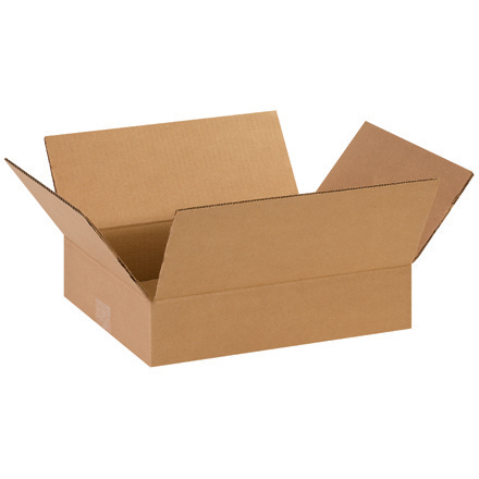 14 x 11 x 3" Flat Corrugated Boxes