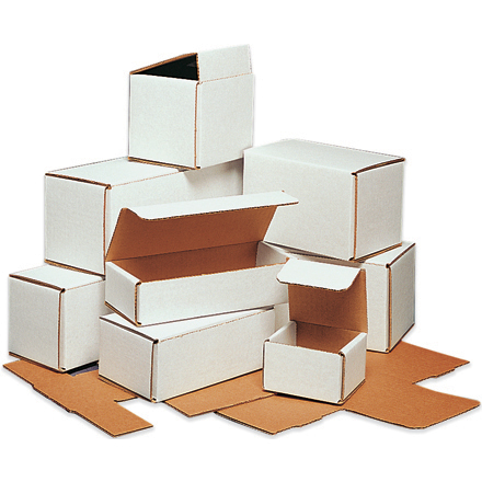 White Corrugated Mailers