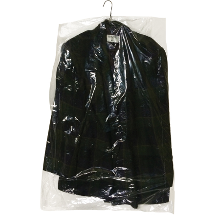 21 x 7 x 40" - 0.6 Mil Garment Bags