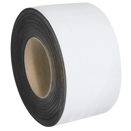 3" x 50' - White Warehouse Labels - Magnetic Rolls