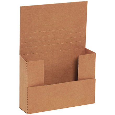 7 <span class='fraction'>1/2</span> x 5 <span class='fraction'>1/2</span> x 2" Kraft Easy-Fold Mailers