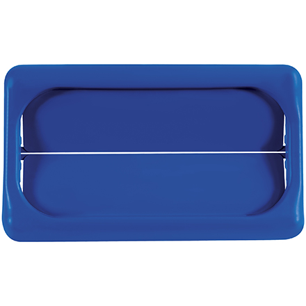 Rubbermaid<span class='rtm'>®</span> Slim Jim<span class='rtm'>®</span> Swing Top Lid - 23 Gallon, Blue