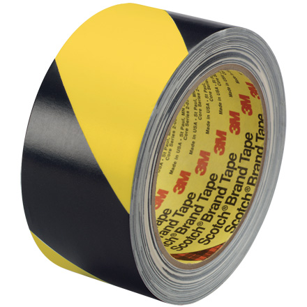 2" x 36 yds. (2 Pack) Black/Yellow 3M Safety Stripe Vinyl Tape 5702